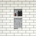 Redi Niche® Double Recessed Shelf, 16"W x 34"H x 4"D RND1614S20