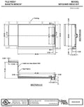 Base'N Bench® Kit: WonderFall Trench Right Drain Single Curb Shower Pan, 32″D x 60″W x 17″H installed (Pan: 32″D x 48″W; Bench: 28″D x 12″W)