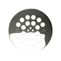 Redi Drain® Polished Chrome Round Drain Plate, 4¼″ diameter