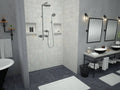 Redi Trench® 36 In x 72 In Barrier Free Shower Pan with Back Drain and Linear Tileable Drain Grate