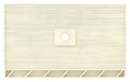 Redi Base® 30 In x 54 In Single Curb Shower Pan with Center Drain and Round Matte Black Drain Grate