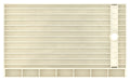 Redi Trench¬Æ Single Curb Shower Pan With Left Linear Drain & Brushed Nickel Designer Grate, 36‚Ä≥D x 72‚Ä≥W