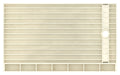 Redi Trench® 42 In x 48 In Right Dual Curb Corner Shower Pan with Left Drain and Linear Oil Rubbed Bronze Drain Grate