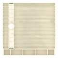 Redi Trench® 48 In x 48 In Single Curb Shower Pan with Right Drain and Linear Solid Brushed Nickel Drain Grate