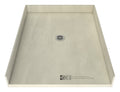 Redi Free® Barrier Free Shower Pan With Center Drain, 48″D x 37″W