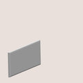 Tone Collection Glossy 3 In x 6 In Solid Color Ceramic Bullnose Wall Tile