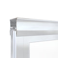 1100 Series 71 in. W x 76 in. H Framed Bypass Sliding Shower Doors