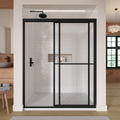 1100 Series 71 in. W x 76 in. H Framed Bypass Sliding Shower Doors