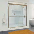 1200 Series 60 in. W x 70 in. H Semi-Frameless Bypass Sliding Shower Doors