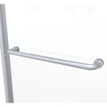 1200 Series 72 in. W x 76 in. H Semi-Frameless Bypass Sliding Shower Doors
