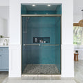 1200 Series 60 in. W x 70 in. H Semi-Frameless Bypass Sliding Shower Doors