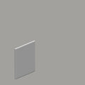 Tone Collection Matte 6 In x 6 In Solid Color Ceramic Bullnose Corner Wall Tile