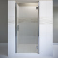 3000 Series 34-9/16 in. W x 76 in. H Frameless Single Swing Shower Door