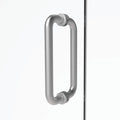 3000 Series 34-9/16 in. W x 76 in. H Frameless Single Swing Shower Door