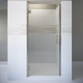 3000 Series 34-9/16 in. W x 72 in. H Frameless Single Swing Shower Door