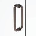 3000 Series 34-9/16 in. W x 76 in. H Frameless Single Swing Shower Door