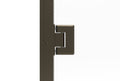 3000 Series 34-9/16 in. W x 72 in. H Frameless Single Swing Shower Door