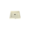 Redi Base® 32 In x 32 In Left Double Threshold Corner Tileable Shower Pan Base with Center Drain