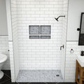 Redi Free® 32 In x 60 In Barrier Free Tileable Shower Pan Base with Right Drain
