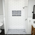 Redi Free® 32 In x 60 In Barrier Free Tileable Shower Pan Base with Right Drain