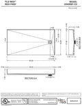 Redi Free® 32 In x 60 In Barrier Free Tileable Shower Pan Base with Right Drain