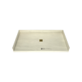 Redi Free® 33 In x 60 In Barrier Free Tileable Shower Pan Base with Center Drain