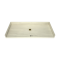Redi Free® 33 In x 72 In Barrier Free Tileable Shower Pan Base with Center Drain