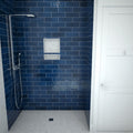 Redi Free® 33 In x 72 In Barrier Free Tileable Shower Pan Base with Center Drain