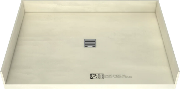 Redi Free® 34 In x 48 In Barrier Free Tileable Shower Pan Base with Center Drain