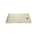 Redi Free® 34 In x 60 In Barrier Free Tileable Shower Pan Base with Right Drain