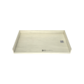 Redi Free® 34 In x 60 In Barrier Free Tileable Shower Pan Base with Right Drain