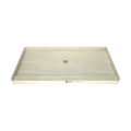 Redi Base® 37 In x 72 In Single Curb Tileable Shower Pan Base with Center Drain