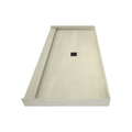 Redi Base® 37 In x 72 In Single Curb Tileable Shower Pan Base with Center Drain