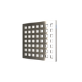 Redi Base® 37 In x 72 In Single Curb Tileable Shower Pan Base with Center Drain