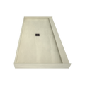 Redi Base® 37 In x 72 In Single Curb Tileable Shower Pan Base with Center Drain