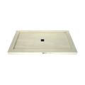 Redi Base® 37 In x 72 In Triple Curb Tileable Shower Pan Base with Center Drain