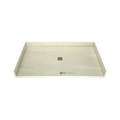 Redi Free® 38 In x 66 In Barrier Free Tileable Shower Pan Base with Center Drain
