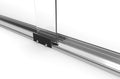 4000 Series 60 in. W x 76 in. H Semi-Frameless Bypass Sliding Shower Doors