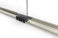 4000 Series 60 in. W x 76 in. H Semi-Frameless Bypass Sliding Shower Doors