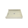 Redi Free® 42 In x 38 In Barrier Free Tileable Shower Pan Base with Center Drain