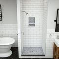 Redi Base® 42 In x 42 In Single Curb Tileable Shower Pan Base with Center Drain