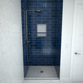 Redi Base® 42 In x 42 In Single Curb Tileable Shower Pan Base with Center Drain