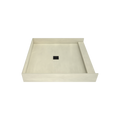 Redi Base® 42 In x 42 In Single Curb Tileable Shower Pan Base with Center Drain