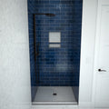 Redi Base® 42 In x 42 In Single Curb Tileable Shower Pan Base with Center Drain