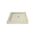 Redi Base® 42 In x 42 In Triple Curb Tileable Shower Pan Base with Center Drain