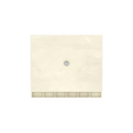 Base'N Bench® 42 In x 60 In Single Curb Tileable Shower Pan Base with Center Drain and Bench