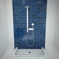 Redi Base® 42 In x 48 In Triple Curb Tileable Shower Pan Base with Center Drain