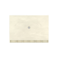 Redi Base® 42 In x 60 In Left Double Threshold Corner Tileable Shower Pan Base with Center Drain