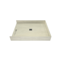 Redi Free® 46 In x 38 In Barrier Free Tileable Shower Pan Base with Center Drain
