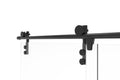 4600 Series 71 in. W x 76 in. H Frameless Sliding Shower Door with Fixed Panel